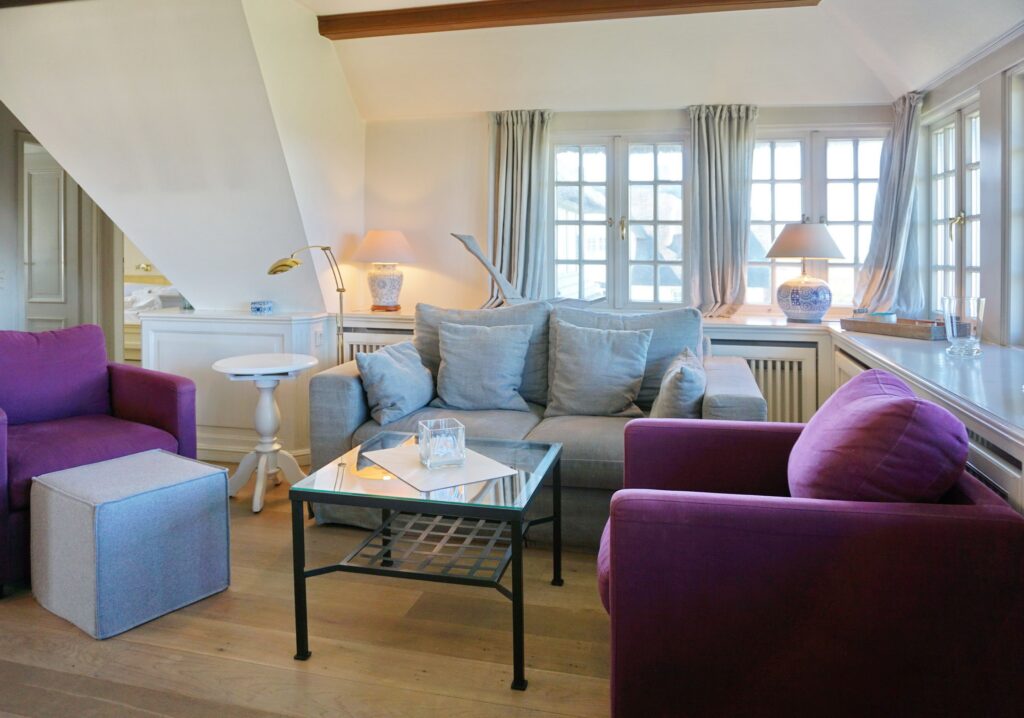 Wohnzimmer in Ferienwohnung Wenningstedt