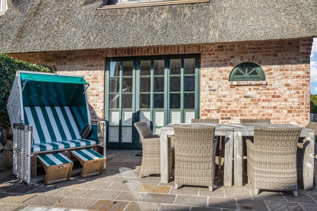 Ferienhaus mit Terrasse auf Sylt