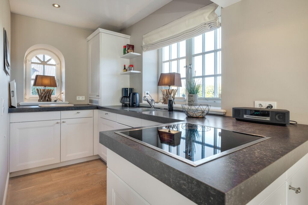 Küche in einem Ferienhaus auf Sylt