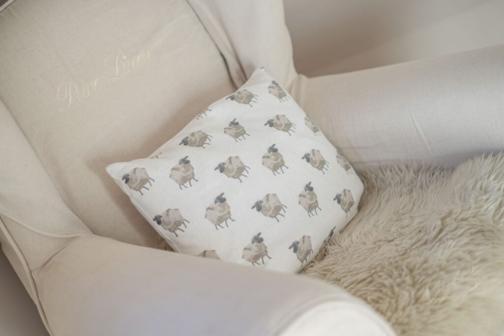 Sessel in einem Ferienhaus auf Sylt