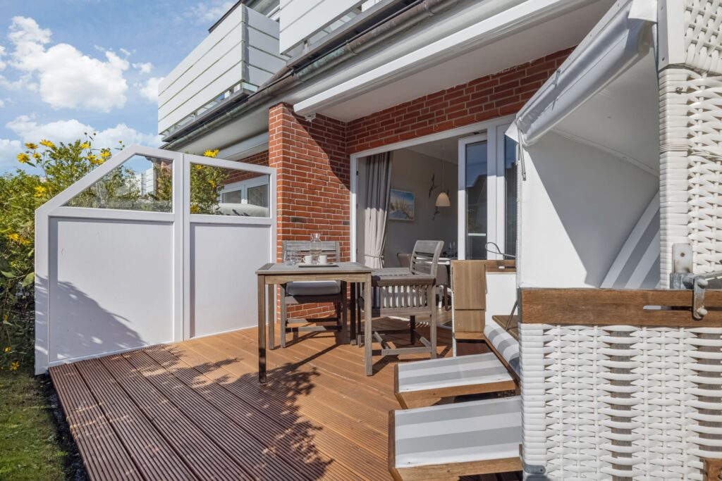 Ferienhaus mit Terrasse auf Sylt