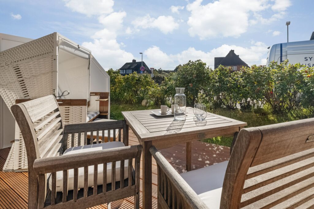 Ferienhaus mit Terrasse auf Sylt