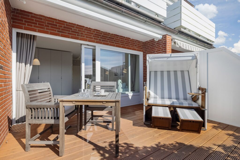 Ferienhaus mit Terrasse auf Sylt