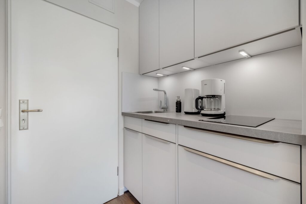 Küche in einem Ferienhaus auf Sylt