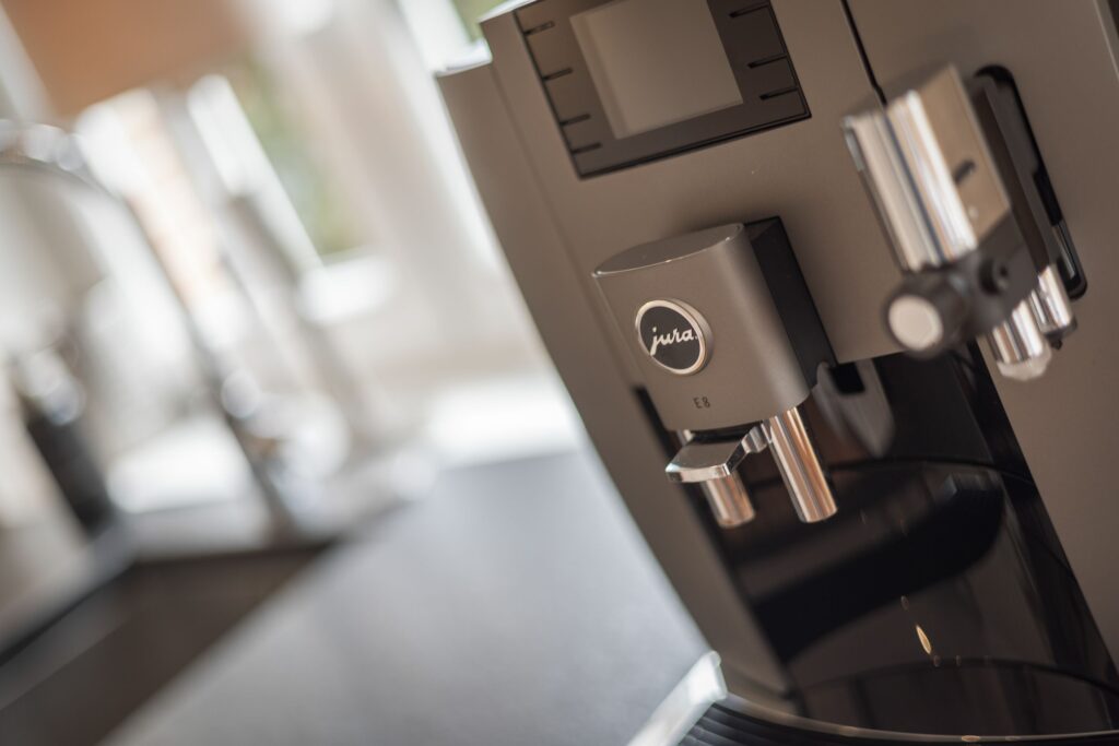 Kaffeemaschine in einem Ferienhaus auf Sylt