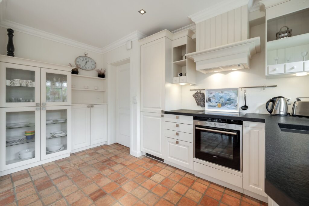 Küche in einem Ferienhaus auf Sylt