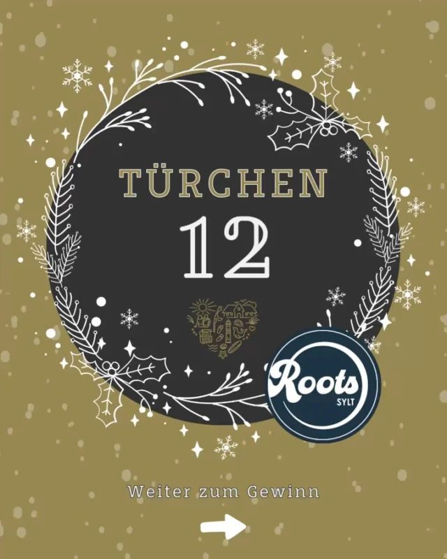 Türchen 12 bedeutet Halbzeit 🎄✨

Heute verlosen wir in Kooperation mit dem Roots in Keitum ein Sharing-Menü für 2 Personen. 

Am Keitumer Kreisel auf Sylt trifft bewusster Genuss auf entspannte Atmosphäre. Das ROOTS steht für kreative, saisonale Küche mit regionalen Zutaten – ehrlich, modern und ohne Schnickschnack. Ob Frühstück, Lunch oder einfach Kaffee & Kuchen im Garten: Hier geht es um gutes Essen, gute Gespräche und das Zurückbesinnen auf das Wesentliche. Ein Ort zum Ankommen, Durchatmen und Genießen.

Das sind die Teilnahmebedingungen:

1️⃣ Beitrag liken ❤️
2️⃣ Account @sylterappartementservice oder @wedellsylt folgen.
3️⃣ @roots_sylt auf Instagram folgen. 
4️⃣ Kommentieren und die Frage beantworten: Wer ist die schönste Begleitung für das Sharing Menü? 

#Adventskalender #Gewinnspiel #Advent2025 #TürchenAuf #Sylt #SyltLove #SyltMomente #InselLiebe #Weihnachtszauber #XmasVibes #GewinnenMitStyle #GiveawayGermany #InselGewinnspiel #Adventskalender2025

Ausführliche Teilnahmebedingungen:

Die Teilnahme am Gewinnspiel erfolgt durch

1. Das Folgen der Instagram-Accounts @sylterappartementservice oder @wedellsylt.
2. Das Folgen des Instagram-Accounts @roots_sylt.
3. Das Liken des Gewinnspiel-Beitrags.
4. Das Beantworten der oben genannten Frage in den Kommentaren.

Unter allen gültigen Teilnahmen wird der/die Gewinner*in per Zufallsprinzip ermittelt und im Anschluss per Direktnachricht auf Instagram benachrichtigt.
Der Gewinn kann nicht ausgezahlt, getauscht oder übertragen werden.

Das Gewinnspiel endet am 13.12.25  um 23:59 Uhr.

Das Gewinnspiel steht in keiner Verbindung zu Instagram und wird von Instagram weder gesponsert noch unterstützt. Teilnahme nur innerhalb der angegebenen Frist; der Rechtsweg ist ausgeschlossen.