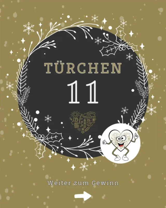 Türchen 11 🎄✨ für unsere Lütten ❤️ 

Heute verlosen wir ein Herzilein Abenteuerbuch + Überraschung. 

Die Teilnahme? Ganz einfach:

1️⃣ Beitrag liken ❤️
2️⃣ Account @sylterappartementservice oder @wedellsylt folgen
3️⃣ Optional: Zwei Freunde markieren.

#Adventskalender #Gewinnspiel #Advent2025 #TürchenAuf #Sylt #SyltLove #SyltMomente #InselLiebe #Weihnachtszauber #XmasVibes #GewinnenMitStyle #GiveawayGermany #InselGewinnspiel #Adventskalender2025

Ausführliche Teilnahmebedingungen:

Die Teilnahme am Gewinnspiel erfolgt durch

1. Das Folgen der Instagram-Accounts @sylterappartementservice oder @wedellsylt 
2. Das Liken des Gewinnspiel-Beitrags.

Unter allen gültigen Teilnahmen wird der/die Gewinner*in per Zufallsprinzip ermittelt und im Anschluss per Direktnachricht auf Instagram benachrichtigt.
Der Gewinn kann nicht ausgezahlt, getauscht oder übertragen werden.

Das Gewinnspiel endet am 12.12.25 um 17:59 Uhr.

Das Gewinnspiel steht in keiner Verbindung zu Instagram und wird von Instagram weder gesponsert noch unterstützt. Teilnahme nur innerhalb der angegebenen Frist; der Rechtsweg ist ausgeschlossen.